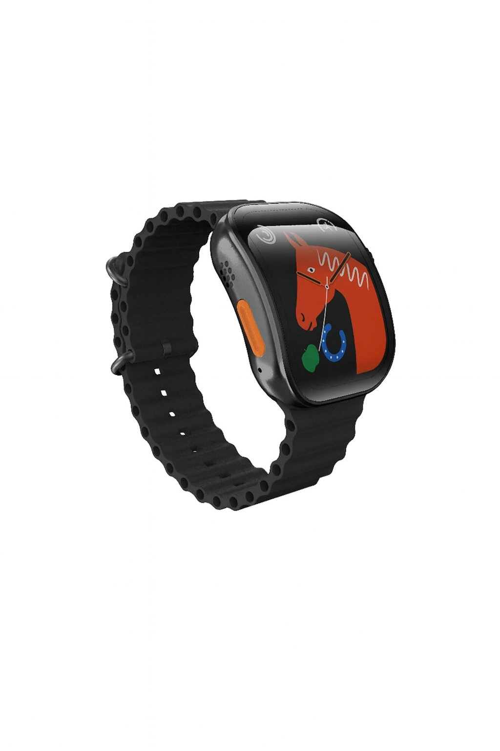 Curved LED Smart Watch